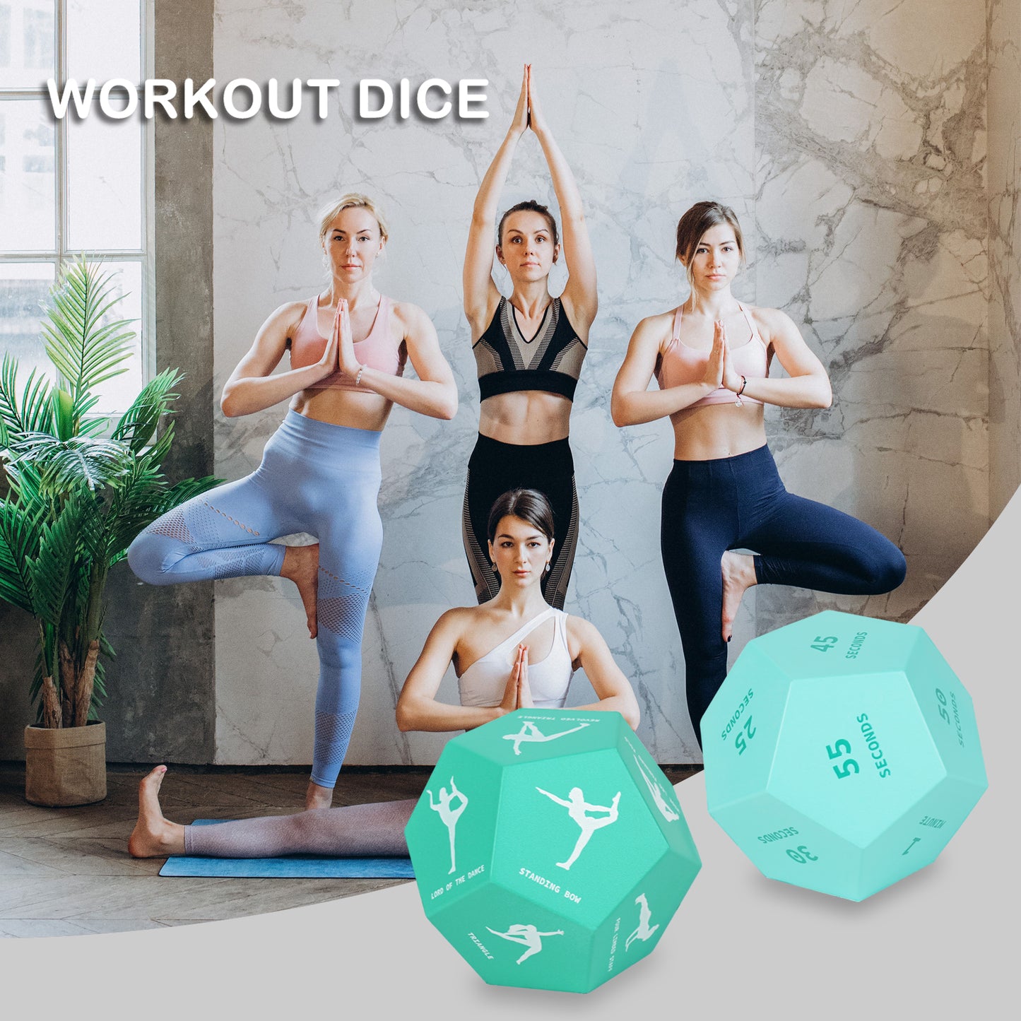 YOBRO Yoga Dice Game WSG10880