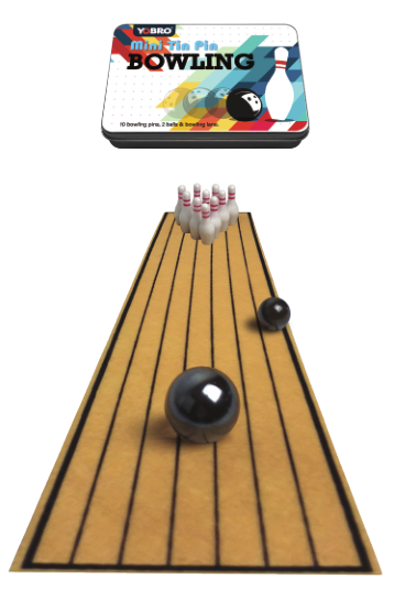 YOBRO Mini-Blechkegel-Bowling WSG4024 